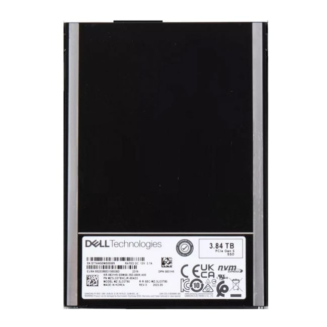 MZ3LO3T8HCJR-00AD3 Samsung PM1743 3.84TB PCIe Gen 5.0 x4 NVMe E3.S Solid State Drive
SKU: MZ3LO3T8HCJR-00AD3
Weight: 3.00 lbs
Condition: Refurbished
3.84TB NVMe SSD with PCIe Gen 5.0 x4 interface
E3.S form factor designed for high-density server environments
Powered by Samsung PM1743 controller for top-tier performance
Enterprise-grade endurance and reliability