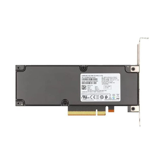 MZPLJ6T4HALA-00AD3 Samsung PM1735 6.4TB PCIe 4.0 x8 NVMe HHHL Solid State Drive DELL OEM
SKU: MZPLJ6T4HALA-00AD3
Weight: 3.00 lbs
Condition: Refurbished
6.4TB capacity for massive enterprise-grade storage
PCIe 4.0 x8 NVMe interface delivers ultra-high bandwidth
HHHL (Half-Height Half-Length) form factor fits server environments
