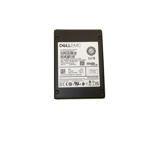 MZWLJ6T4HALA-000D7 Samsung PM1735 6.4TB PCIe 4.0 x8 NVMe 2.5-inch Solid State Drive DELL OEM
SKU: MZWLJ6T4HALA-000D7
Weight: 3.00 lbs
Condition: Refurbished
6.4TB storage capacity built for high-performance workloads
PCIe 4.0 x8 NVMe interface delivers ultra-fast data transfer speeds
2.5-inch U.2 form factor fits enterprise-grade storage systems
Engineered for read/write-intensive enterprise applications