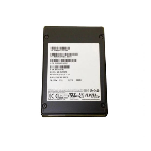 MZWLR30THBLA-00AHI Samsung PM1733A 30.72TB PCIe Gen 4.0 x4 NVMe 2.5-inch Solid State Drive
SKU: MZWLR30THBLA-00AHI
Weight: 3.00 lbs
Condition: Refurbished
30.72TB capacity delivering massive storage for data-intensive applications
PCIe Gen 4.0 x4 NVMe interface for ultra-fast data transfer speeds
2.5-inch form factor designed for enterprise-grade storage solutions
High endurance and reliability for sustained performance