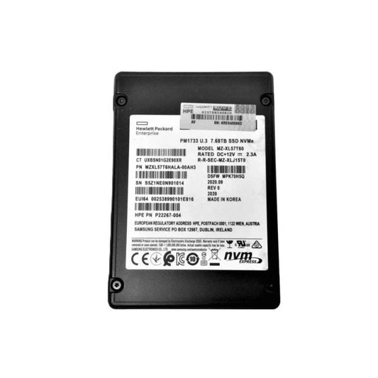 MZXL57T6HALA-00AH3 Samsung PM1733 7.68TB PCIe Gen 4.0 x4 NVMe U.3 Solid State Drive HPE OEM
SKU: MZXL57T6HALA-00AH3
Weight: 3.00 lbs
Condition: Refurbished
7.68TB capacity for massive enterprise storage
PCIe Gen 4.0 x4 NVMe interface for ultra-fast data transfer
U.3 form factor for broad compatibility and easy deployment
Designed for high-performance, low-latency applications