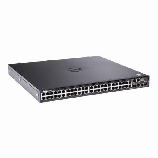 N4064 Dell PowerConnect N4000 Series N4064 48 x SFP+ Ports 10GBase-T + 2 x QSFP+ Ports Layer 3 Managed 1U Rack-Mountable Gigabit Ethernet Network Switch
SKU: N4064
Weight: 5.00 lbs
Condition: Refurbished
Dell Networking N4064 Switch 48 Ports Managed Rack Mountable Switch