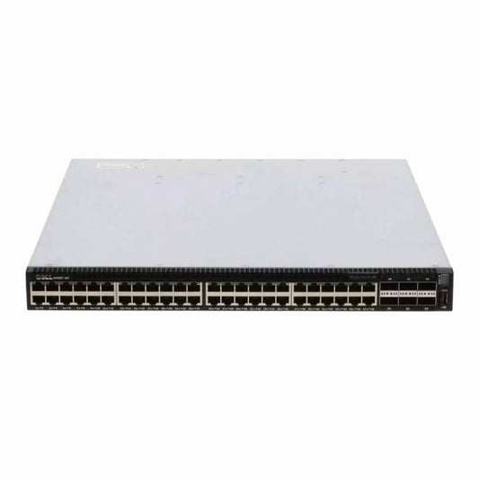 N4NN9 Dell PowerSwitch S-Series S4048T-ON 48 x RJ-45 Ports 10GBase-T + 6 x QSFP+ Ports Layer 3 Managed 1U Rack-mountable Gigabit Ethernet Network Switch
SKU: N4NN9
Weight: 5.00 lbs
Condition: Refurbished
Dell N4NN9 S4048T-ON 48 X 10GBase-T Ports 6 X 40GbE