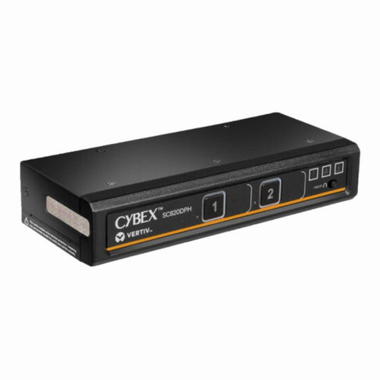 SC820DPH-400 Vertiv Cybex SC800 Series 2 x Ports Universal Display Port Desktop Secure KVM Switch