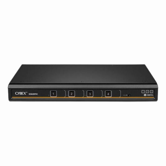 SC845DPHC-400 Vertiv Cybex SC800 Series 4 x Ports Universal Display Port Desktop Secure KVM Switch