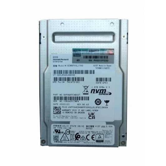 SDFHQ65CAB02T Kioxia 1.6TB PCIe Gen 4.0 x4 NVMe Mixed Use 2.5-inch Solid State Drive HPE OEM
SKU: SDFHQ65CAB02T
Weight: 3.00 lbs
Condition: Refurbished
1.6TB capacity suitable for mixed-use enterprise workloads
PCIe Gen 4.0 x4 NVMe interface for ultra-fast data transfer
Mixed-use NAND flash balances performance and endurance
2.5-inch form factor designed for easy integration