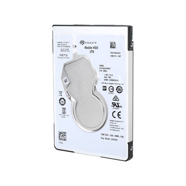 ST2000LM007 Seagate Mobile HDD 2TB 5400RPM SATA 6GB/s 128MB Cache 2.5-inch Hard Drive
SKU: ST2000LM007
Weight: 3.00 lbs
Condition: Refurbished
✔ 2TB capacity with 5400 RPM speed for efficient mobile storage
✔ 128MB cache and SATA 6Gb/s interface for faster data transfer
✔ 2.5" form factor, perfect for laptops and portable devices