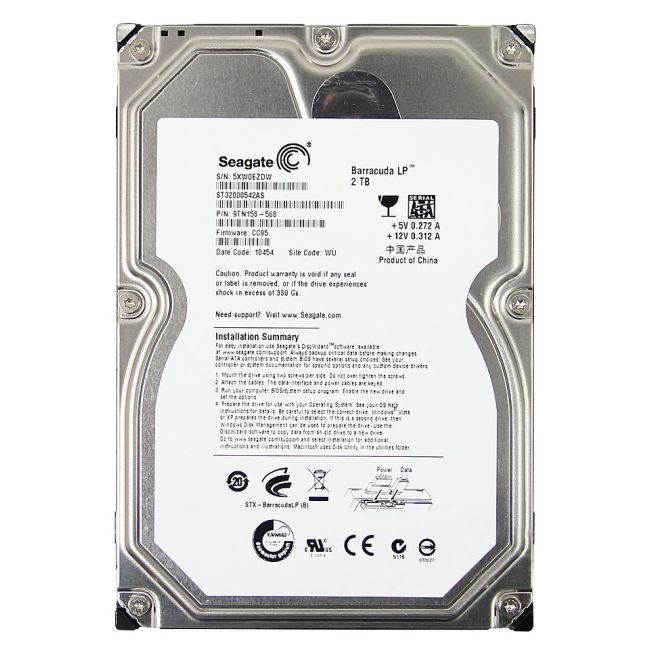 ST32000542AS Seagate Barracuda LP 2TB 5900RPM SATA 3Gbps 32MB Cache 3.5-inch Internal Hard Drive
SKU: ST32000542AS
Weight: 3.00 lbs
Condition: Refurbished
✔ 2TB capacity with 5900 RPM speed for efficient storage
✔ 32MB cache and SATA 3Gbps interface for reliable data transfer
✔ 3.5" form factor, designed for low power consumption and quiet operation