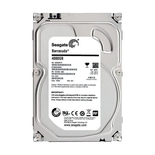 ST4000DM000 Seagate Desktop HDD 4TB 5900RPM SATA 6Gb/s 64MB Cache 3.5-Inch Hard Drive
SKU: ST4000DM000
Weight: 3.00 lbs
Condition: Refurbished
✔ 4TB capacity for massive storage of files, games, and media
✔ 5900 RPM speed with SATA 6Gb/s interface for balanced performance and fast data transfer
✔ 3.5" form factor with 64MB cache for enhanced multitasking and efficient data retrieval