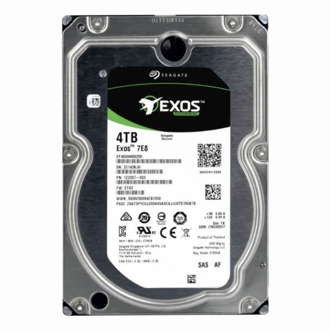 ST4000NM0255 Seagate Exos 7E8 Series 4TB 7.2K RPM 12Gb/s SAS 512e 128MB Cache 3.5-Inch Hard Disk Drive - Hyper Tech Supplies