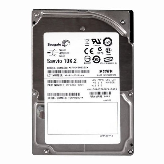 ST9146802SS Seagate Savvio 10K.2 146.8GB 10K RPM SAS 3Gbps 16MB Cache 2.5-inch Internal Hard Drive
SKU: ST9146802SS
Weight: 3.00 lbs
Condition: Refurbished
146.8GB 10K RPM SAS 3Gbps 2.5-inch internal hard drive
16MB cache for efficient data processing
Designed for enterprise applications requiring high reliability
Compatible with various SAS-enabled servers and storage systems