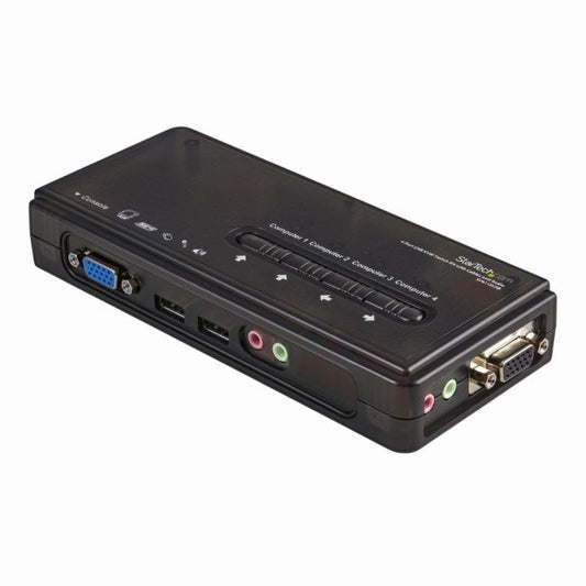 SV411KUSB StarTech 4-Port Mini USB KVM kit with Cables and Audio Switch
SKU: SV411KUSB
Weight: 4.00 lbs
Condition: Refurbished