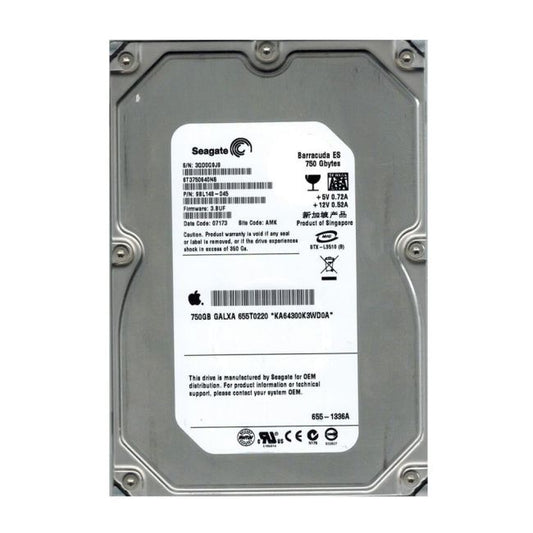 Seagate ST3750640NS Barracuda ES 750GB 7200RPM SATA 3Gbps 16MB Cache 3.5-Inch Internal Hard Drive
SKU: ST3750640NS
Weight: 1.90 lbs
Condition: Refurbished
✔ 750GB 7200-RPM 3.5" SATA enterprise hard drive.
✔ 16MB cache, Native Command Queuing (NCQ), and 300MB/s transfer rate.
✔ Durable design with 1,200,000-hour MTBF and best-in-class vibration tolerance.