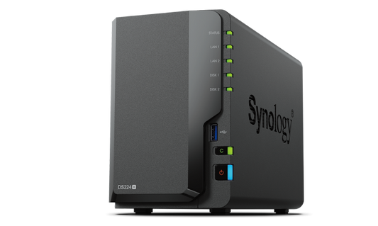  DS224+ Synology 2-Bay Hot-Swappable Support 6GB SATA 3.5-Inch HDD NAS Server