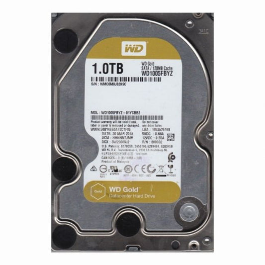 WD1005FBYZ Western Digital 1TB 7200RPM SATA 6Gb/s 128MB Cache 3.5-inch Hard Drive
SKU: WD1005FBYZ
Weight: 3.00 lbs
Condition: Refurbished
High-capacity 1TB 3.5-inch HDD with 7,200 RPM speed
6Gb/s SATA interface for broad compatibility
128MB cache for efficient data management
