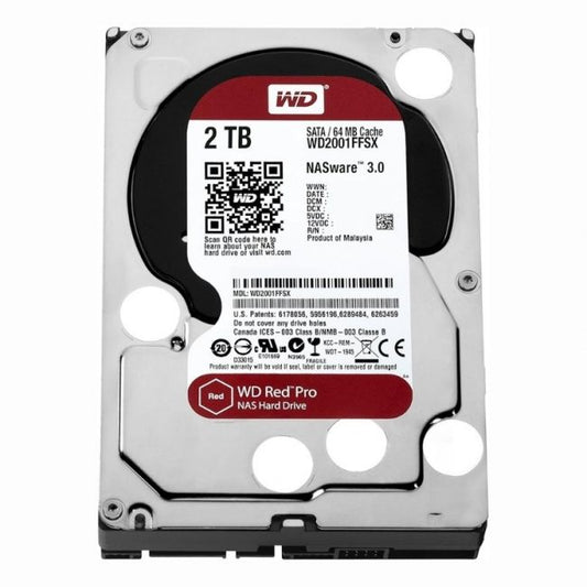 WD2001FFSX Western Digital Red Pro 2TB 7.2K RPM 6Gb/s SATA 512n 64MB Cache 3.5-Inch Hard Disk Drive
SKU: WD2001FFSX
Weight: 3.00 lbs
Condition: Refurbished
2TB storage capacity ideal for high-demand NAS environments
7,200 RPM spindle speed for fast and reliable performance
6Gb/s SATA interface with 64MB cache for efficient data transfer
3.5-inch form factor designed for enterprise-class storage systems