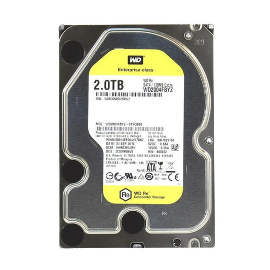WD2004FBYZ Western Digital Re 2TB 7.2K RPM SATA 6.0Gb/s 128MB Cache 3.5" Hard Drive
SKU: WD2004FBYZ
Weight: 3.00 lbs
Condition: Refurbished
✔ 2TB capacity with 7,200 RPM for stable performance
✔ 128MB cache and SATA 6Gb/s interface for fast and reliable data transfers
✔ 3.5" form factor, ideal for enterprise and heavy-duty applications