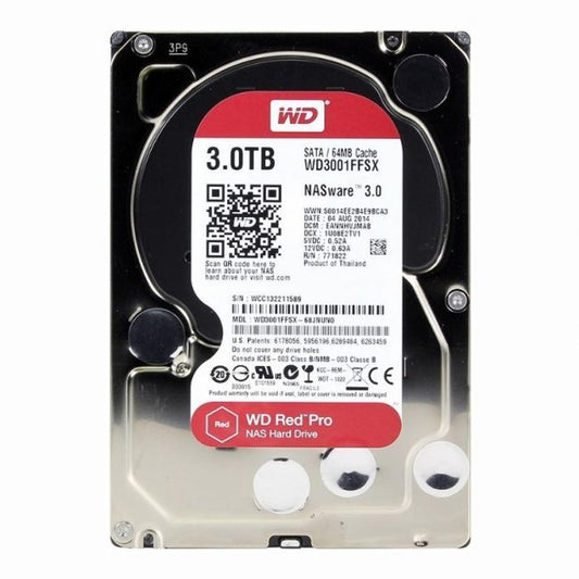 WD3001FFSX-68JNUN0 Western Digital Red Pro 3TB 7.2K RPM 6Gb/s SATA 512e 64MB Cache 3.5-Inch Hard Disk Drive