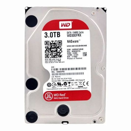 WD30EFRX-68EUZN0 Western Digital Red 3TB 5.4K RPM 6Gb/s SATA 512n 64MB Cache 3.5-Inch Hard Disk Drive
SKU: WD30EFRX-68EUZNO
Weight: 3.00 lbs
Condition: Refurbished
3TB storage capacity ideal for NAS and home server environments
5,400 RPM spindle speed for energy-efficient operation
SATA 6Gb/s interface for fast data transfer rates
64MB cache improves performance for data-heavy applications