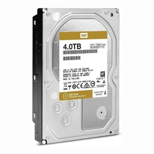 WD4002FYYZ Western Digital 4TB 7200RPM SATA 6.0 Gbps 3.5 128MB Cache Gold Hard Drive
SKU: WD4002FYYZ
Weight: 3.00 lbs
Condition: Refurbished
High-capacity 4TB 3.5-inch HDD with 7,200 RPM speed
6Gb/s SATA interface for broad compatibility
128MB cache for efficient data processing