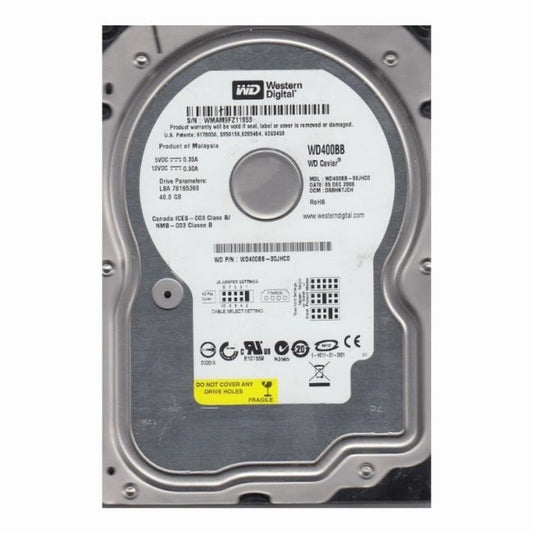 WD400BB-00JHCO Western Digital Caviar SE 40GB 7.2K RPM ATA-100 2MB Cache 3.5-Inch Hard Disk Drive
SKU: WD400BB-00JHCO
Weight: 3.00 lbs
Condition: Refurbished
40GB storage capacity for basic desktop storage needs
7,200 RPM spindle speed for reliable performance
ATA-100 interface for compatibility with older systems
3.5-inch form factor with 2MB cache for optimized data access