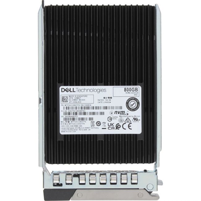 XM80T Dell 800GB PCIe Gen 4.0 x4 NVMe TLC 2.5-inch Mixed Use Solid State Drive
SKU: XM80T
Weight: 3.00 lbs
Condition: Refurbished
800GB capacity ideal for mixed-use workloads
PCIe Gen 4.0 x4 NVMe interface for ultra-fast data transfer
TLC NAND flash technology balancing performance and endurance
2.5-inch form factor designed for enterprise storage systems