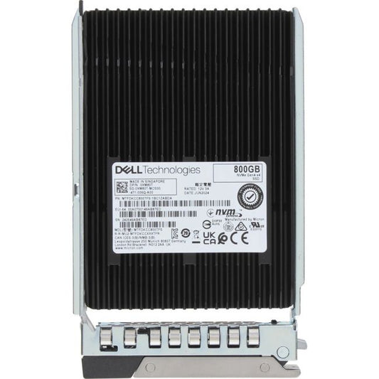 XM80T Dell 800GB PCIe Gen 4.0 x4 NVMe TLC 2.5-inch Mixed Use Solid State Drive
SKU: XM80T
Weight: 3.00 lbs
Condition: Refurbished
800GB capacity ideal for mixed-use workloads
PCIe Gen 4.0 x4 NVMe interface for ultra-fast data transfer
TLC NAND flash technology balancing performance and endurance
2.5-inch form factor designed for enterprise storage systems