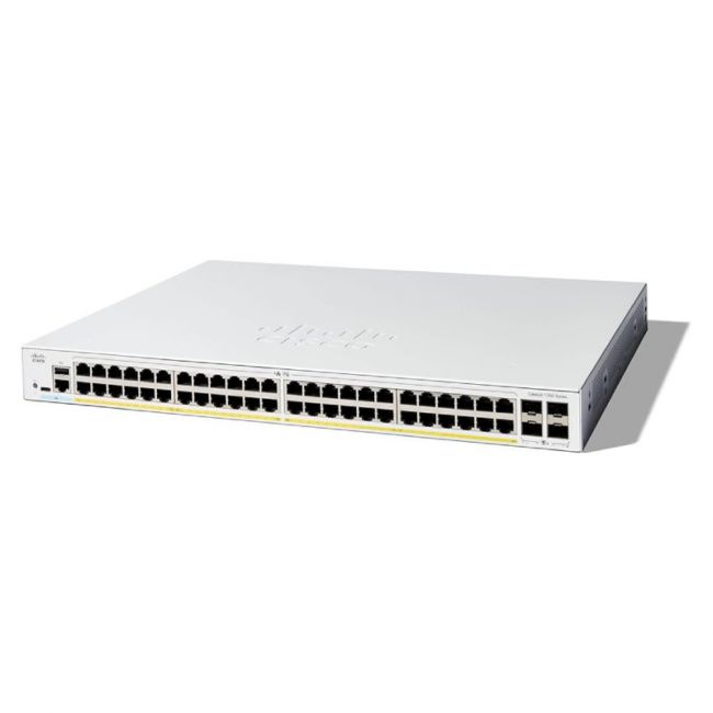 Cisco Catalyst 1300-48P-4X - switch - 48 ports - managed - rack-mountable
