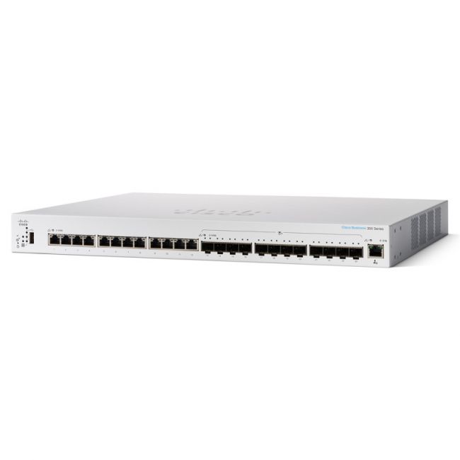 Cisco Business 350 Series 24-Ports 10GBASE-T Ethernet Layer 3 Rack-mountable Managed Network Switch