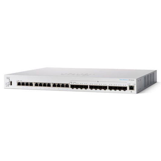 Cisco Business 350 Series 24-Ports 10GBASE-T Ethernet Layer 3 Rack-mountable Managed Network Switch
