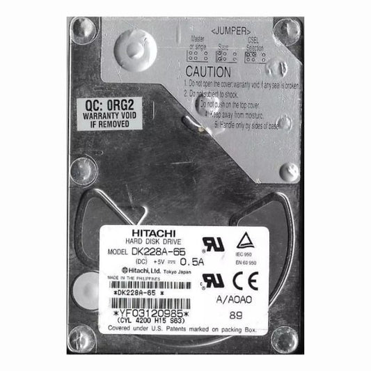 DK228A-65 Hitachi 6.4GB 4.2K RPM IDE/ATA 512KB Cache 2.5-Inch Hard Drive