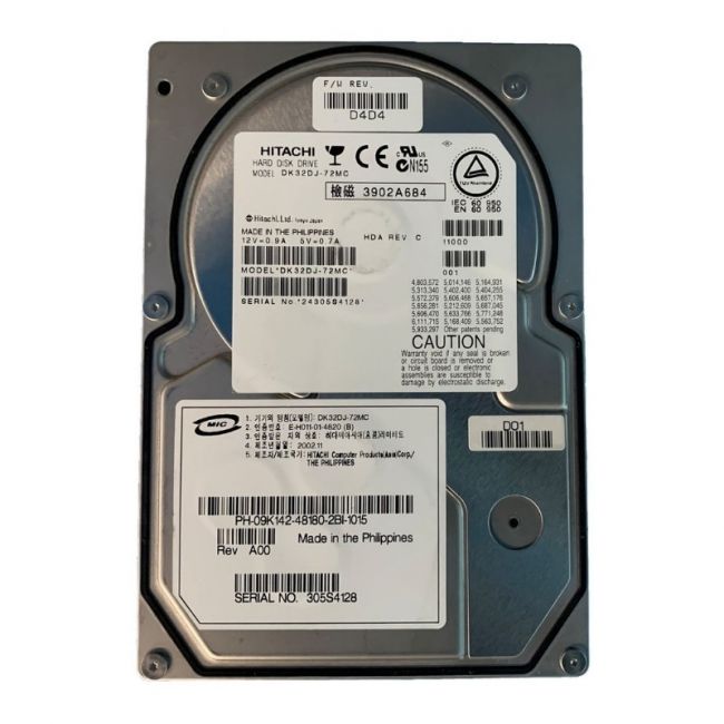 DK32DJ-72MC Hitachi Ultrastar 73.9GB 10K RPM Ultra160 SCSI 80-Pin 3.5-Inch Hard Disk Drive