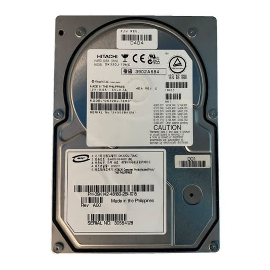 DK32DJ-72MC Hitachi Ultrastar 73.9GB 10K RPM Ultra160 SCSI 80-Pin 3.5-Inch Hard Disk Drive