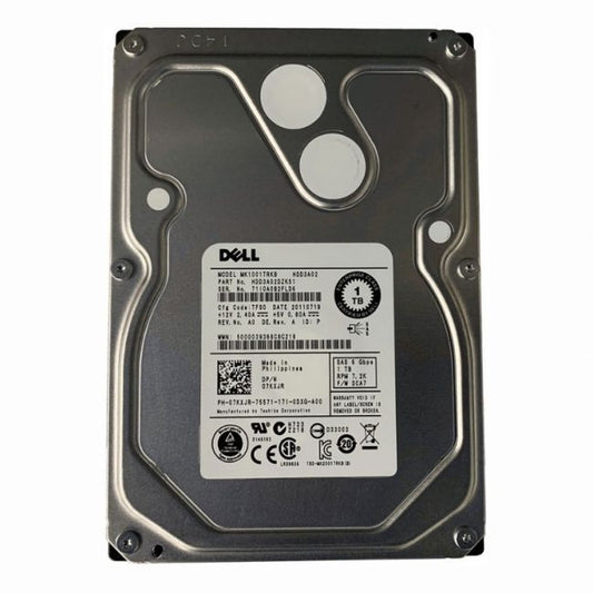 HDD3A02DZK51 Toshiba 1TB 7.2K RPM 6Gb/s SAS 16MB Cache 3.5-inch Internal Hard Disk Drive
