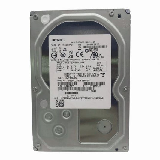 HUS723020ALS641 HGST Ultrastar 7K3000 2TB 7.2K RPM 6Gb/s SAS 512e 64MB Cache 3.5-Inch Hard Disk Drive