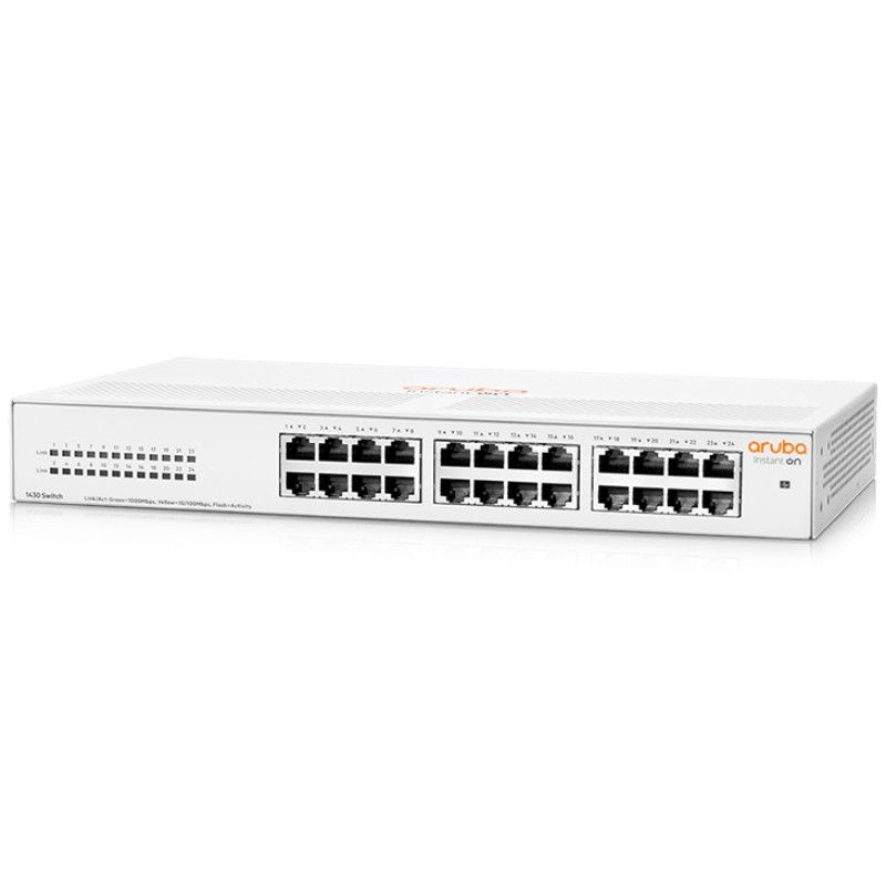 HPE R8R49A Aruba Instant On 1430 Network Switch, 24-Ports 10/100/1000BASE-T, Ethernet - Hyper Tech Supplies