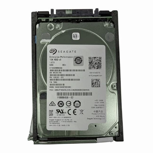 ST1800MM0008 Seagate Enterprise Performance 10K 1.8TB 10K RPM 12Gb/s SAS 4Kn 128MB Cache 2.5-Inch Hard Disk Drive