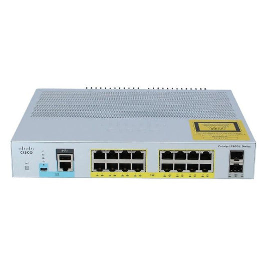WS-C2960L-16PS-LL Cisco Catalyst Managed 16-Port Rack-Mountable Switch